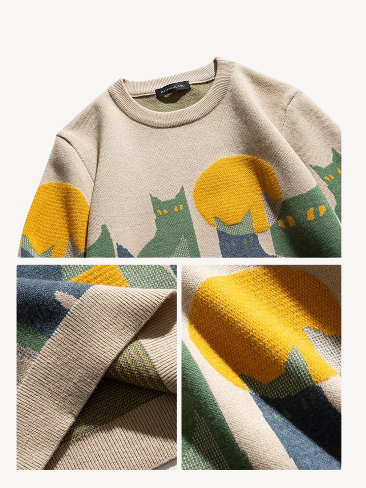 GUYLIAN - MAGLIONE CON GATTO