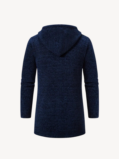 OLIMPIO - CAPPOTTO TRICOT CON CAPPUCCIO