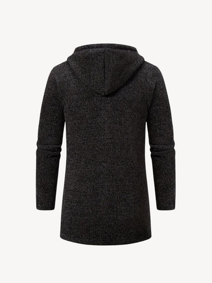 OLIMPIO - CAPPOTTO TRICOT CON CAPPUCCIO