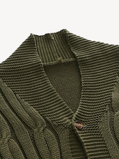 REMIGIO - CARDIGAN IN MAGLIA CON BOTTONI